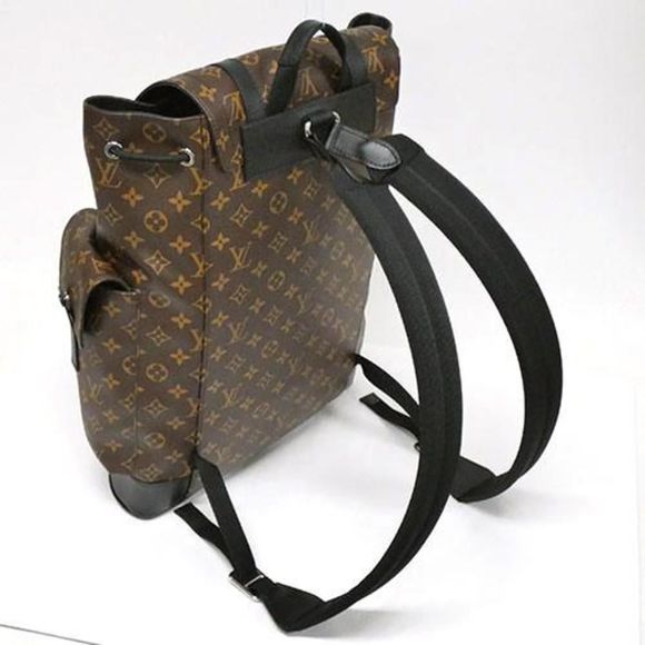 Louis Vuitton Monogram Macassar Christopher PM Backpack Brown - Picture 3 of 9